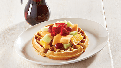 Fresh Fruit Waffle