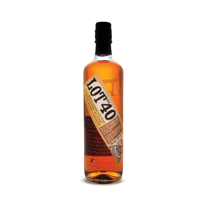 Lot 40 Rye Whisky (750 ml) (1 x 750ML)