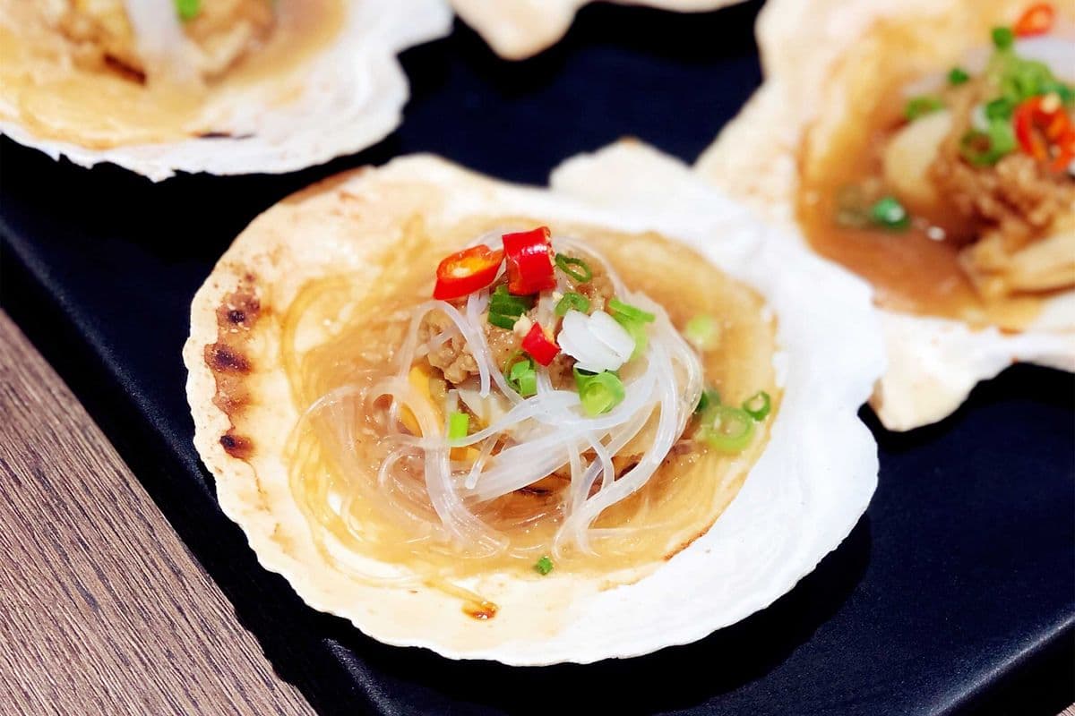 X-large Shell-on Scallop (2 Order) / 碳烤 扇贝