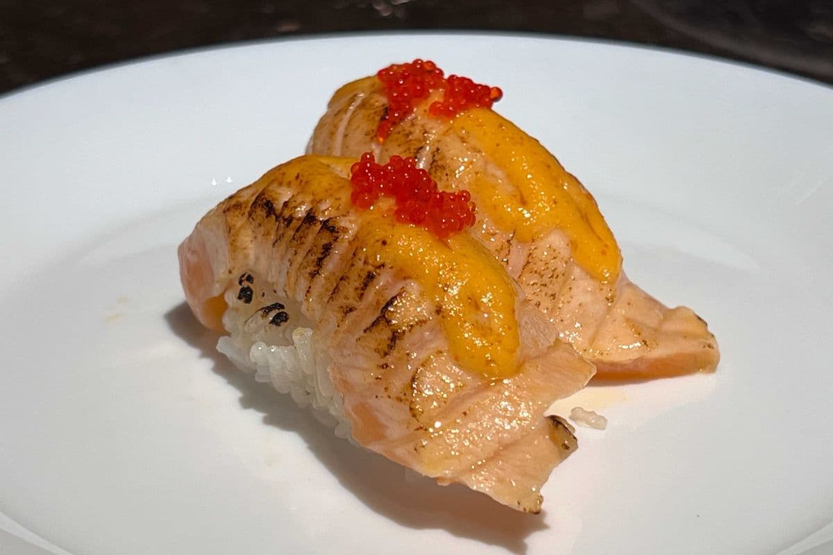 Seared Salmon Sushi