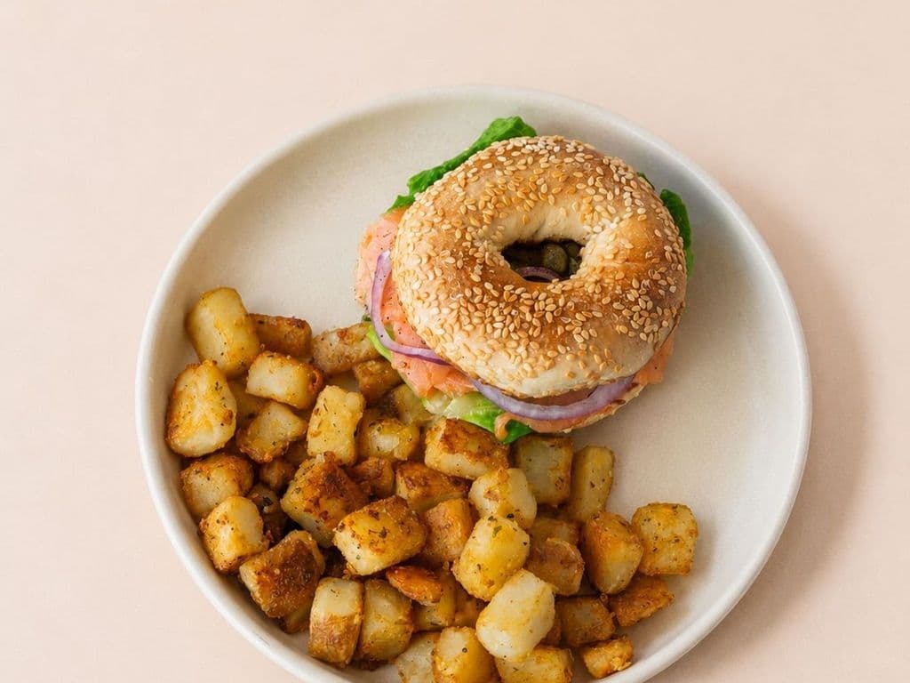 BAGEL SAUMON ET PATATES