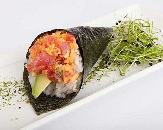 Spicy Tuna and Avocado Handroll (1 pc)