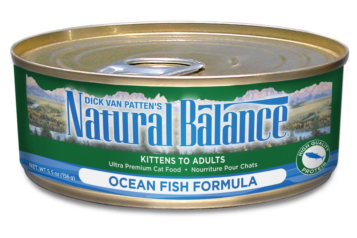 Natural Balance Ocean Fish, Wet Cat Food Can (5.5 oz)