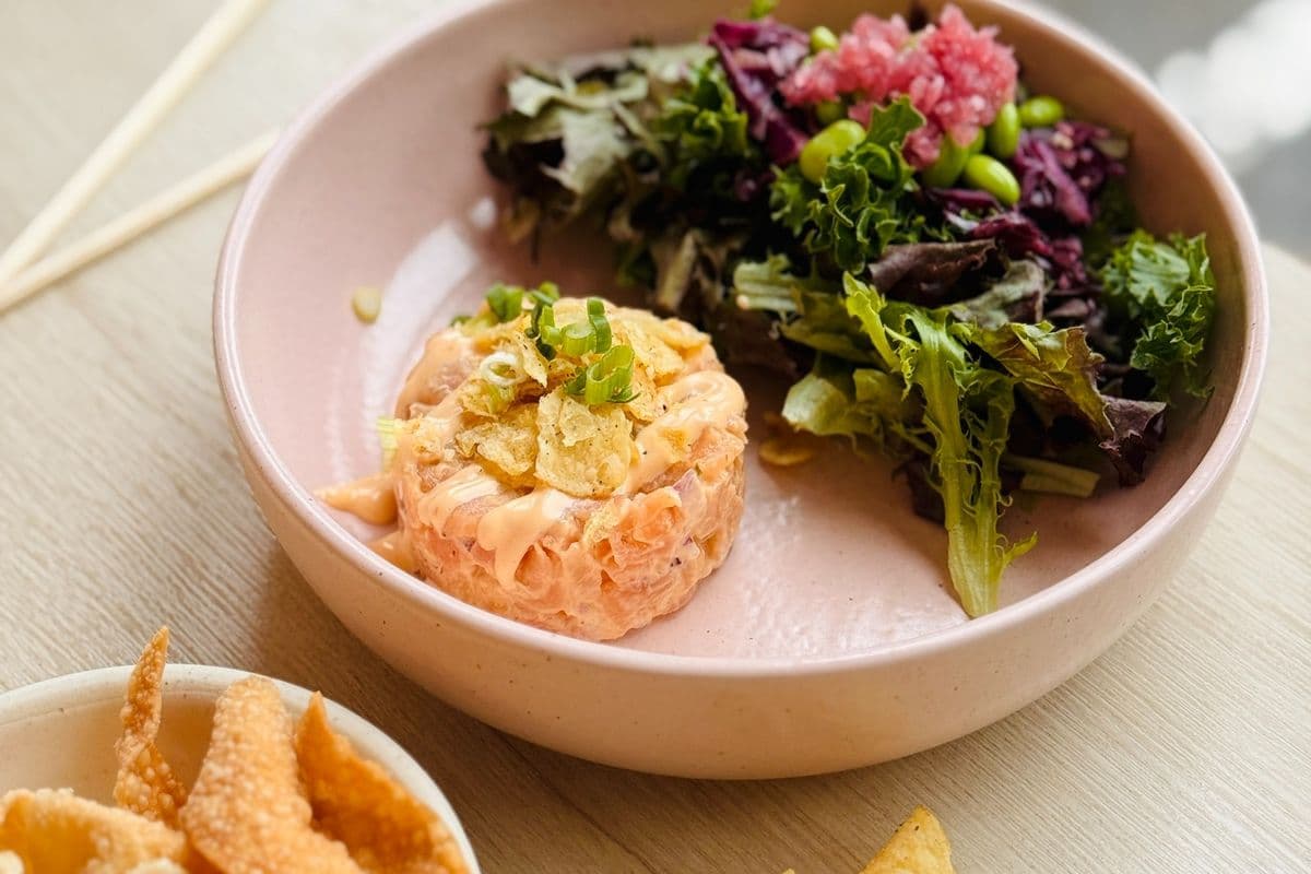 Tartare duo saumon limette