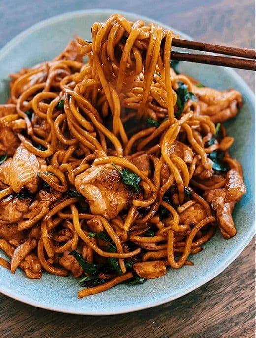 Cumin Pork Dry Noodle 孜然豬肉撈麵
