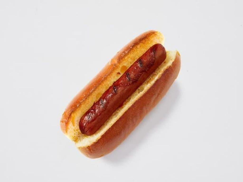 Plain hot dog