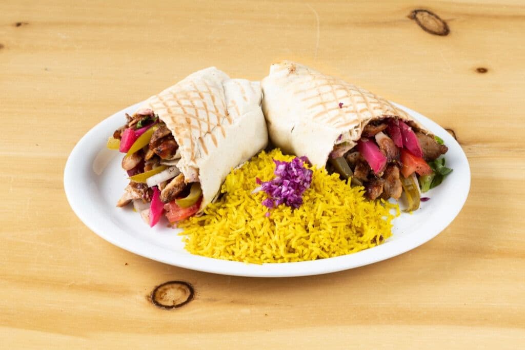 Chicken Shawarma Tandoori Wrap
