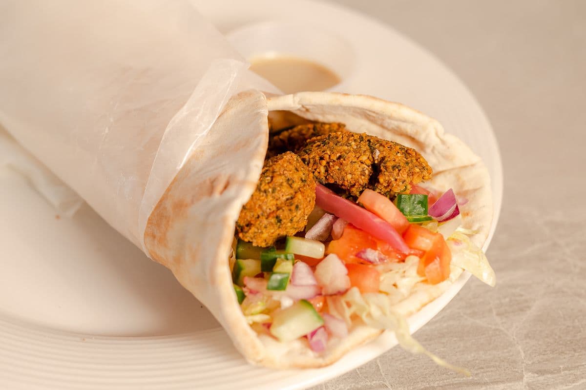 Falafel Wrap W/CAN POP