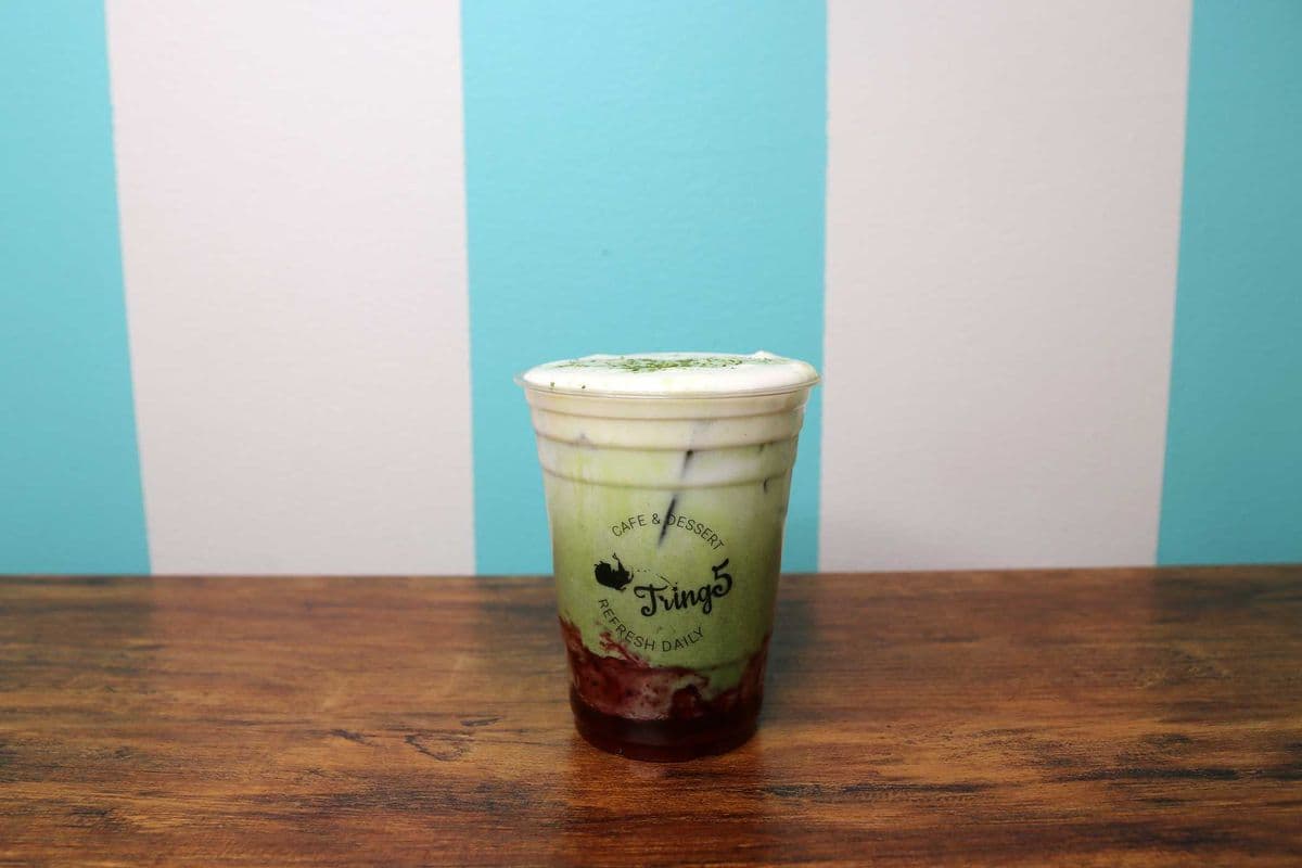 Matcha Strawberry Latte