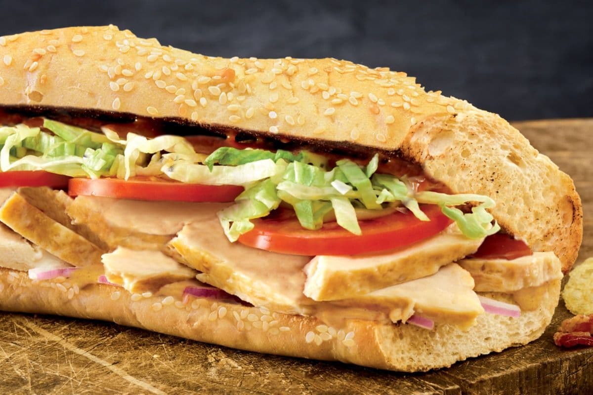 9" Regular Honey Bourbon Chicken Sub