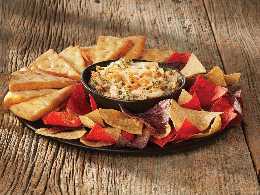 Smoked Chicken Four-Cheese Spinach Dip