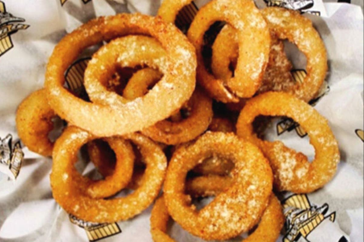 Dusted Onion Rings