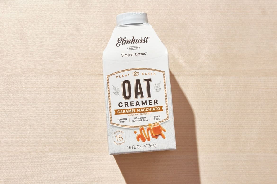 Oat Creamer, Caramel Macchiato - Elmhurst (473 ml)
