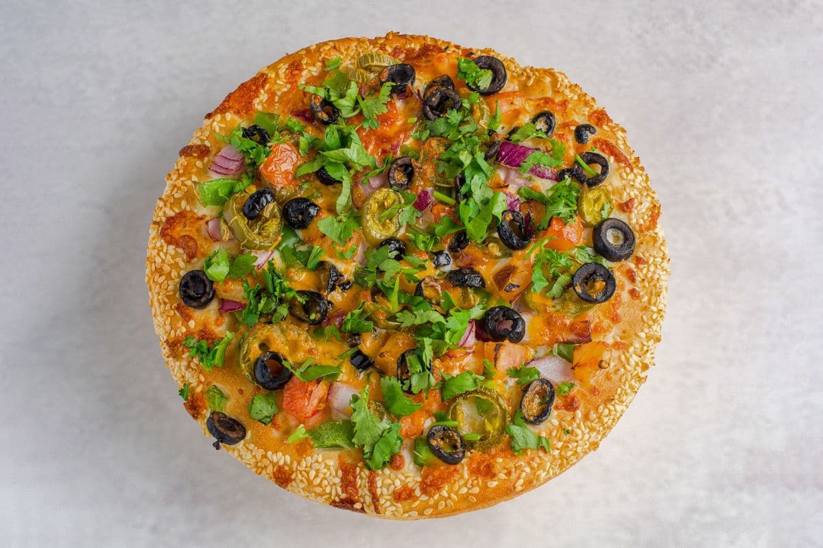 25. 12" Medium Spicy Ginger and Cilantro Pizza