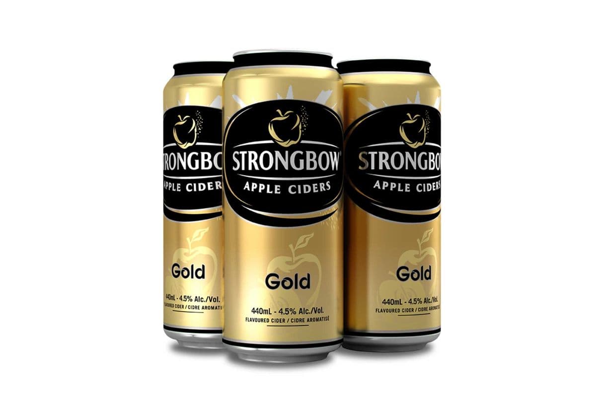 Strongbow Gold (4 Cans) (1 x 4x440ml)