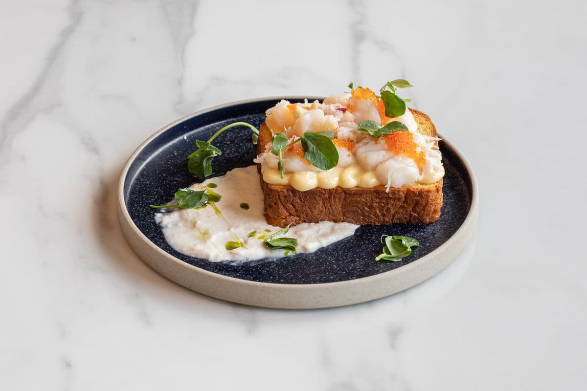 Scallop and Crab Toastie