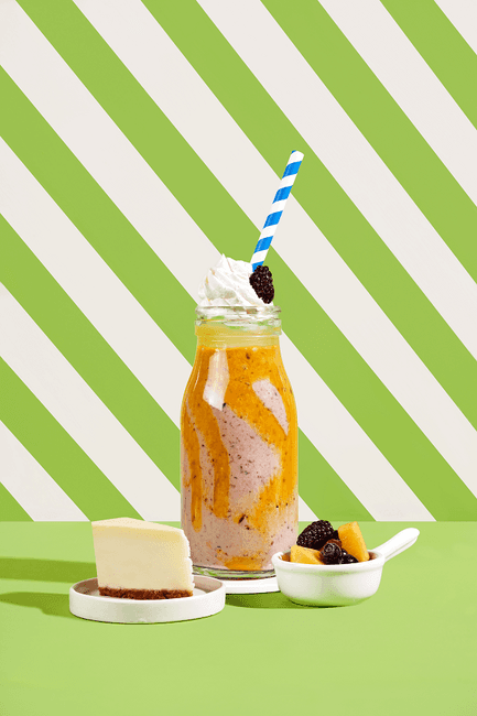Mango Wildberry Cheesecake