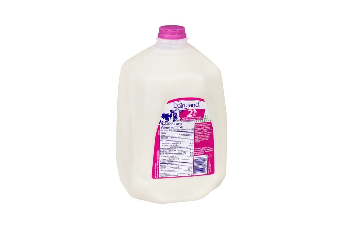 Dairy Land 2% Milk 4L