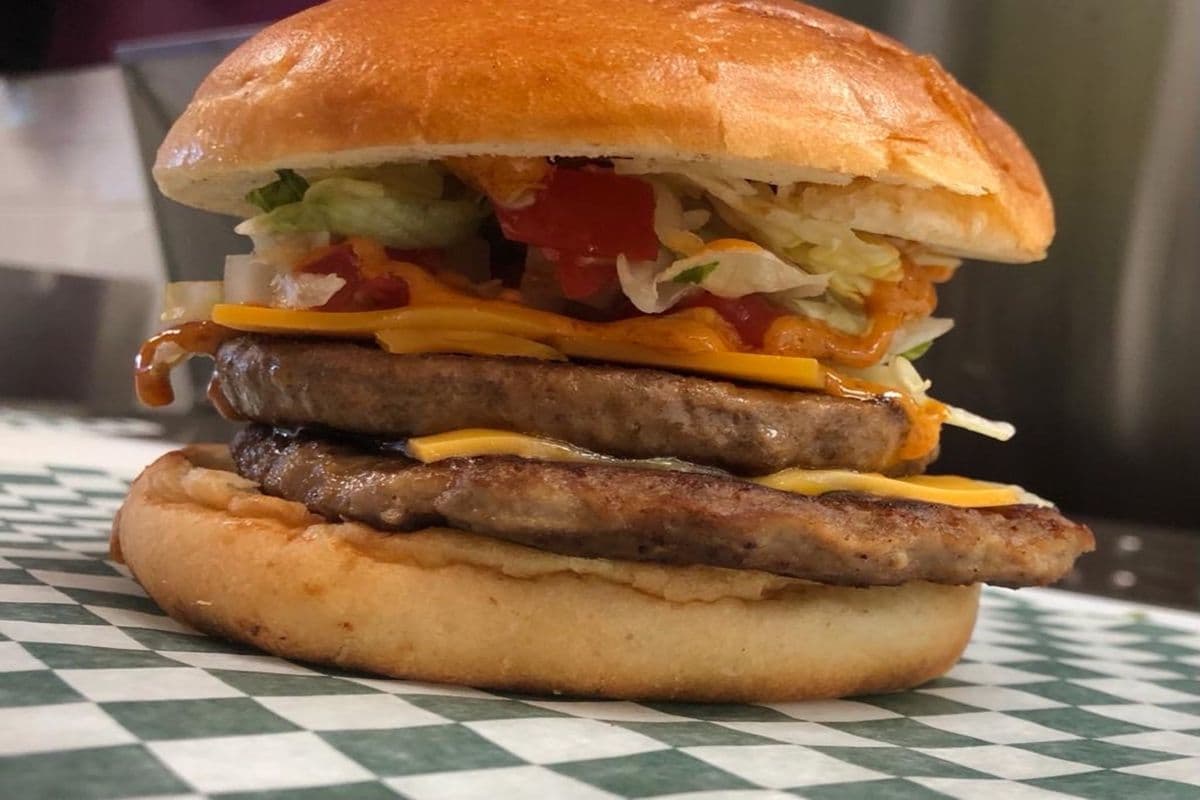 Double Cheese Burger 6oz with halal option