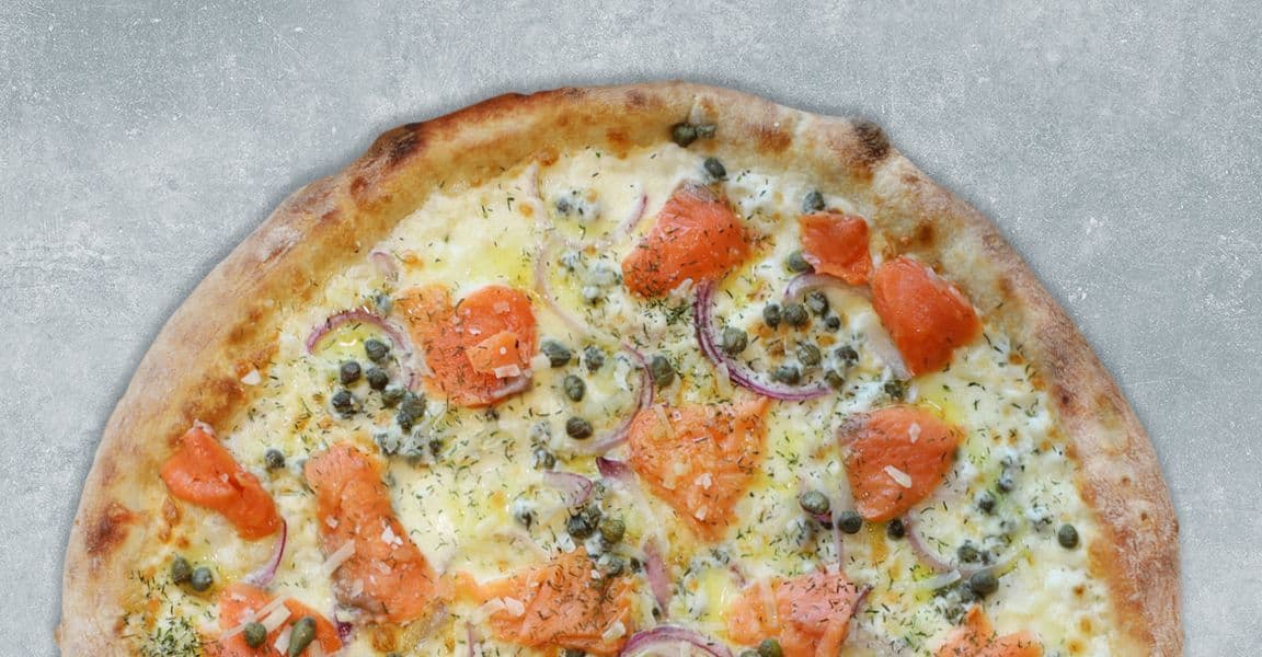 18" Extra-Large Smoked Salmon Pizza