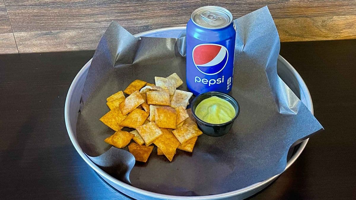 Chips and Chutney with Canned Pop