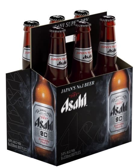 Asahi Super Dry 6 bottle (6 x 330 ml Bottle)