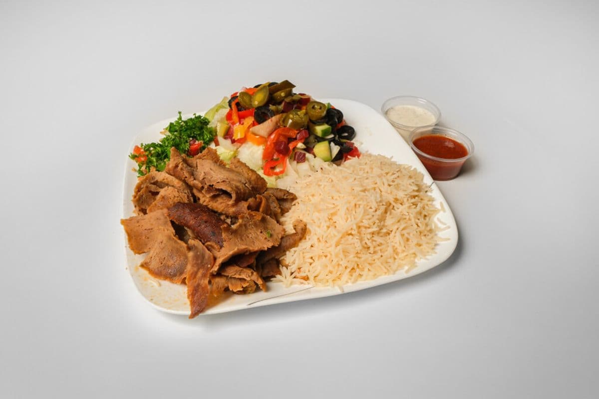 Donair Platter - Regular (1.5 lb) (800 Cal)