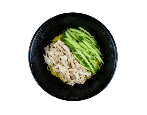 招牌雞絲麻醬涼麵(不辣,含花生🥜) / MYST Chicken Cold Egg Noodle w/ Special Sesame Sauce (Not Spicy, Contains Peanuts 🥜)