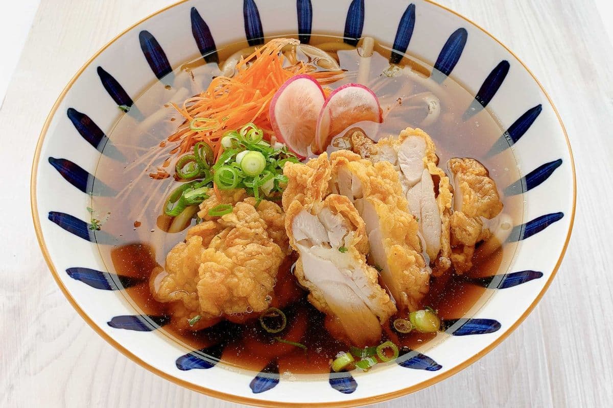 Chicken Tempura Udon Soup