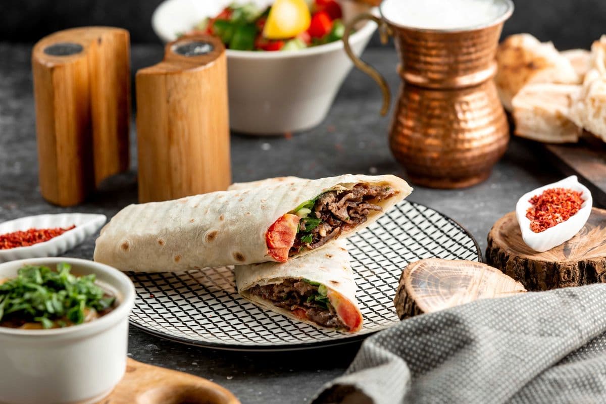2. Beef Doner Lavash Wrap (Large)