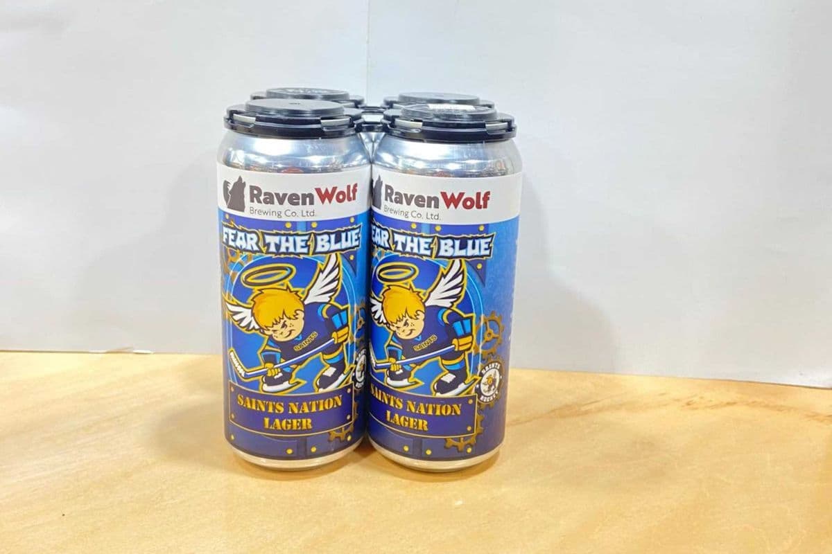 RAVEN SAINTS NATION LAGER,473 ML 4 CAN (1 x 4X473 ML)