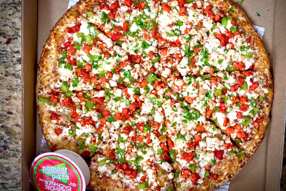 Chicken Club Pizza