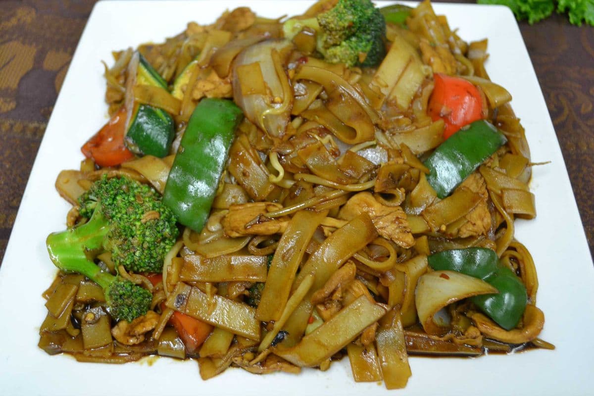 Rice Noodles in Black Bean Sauce
