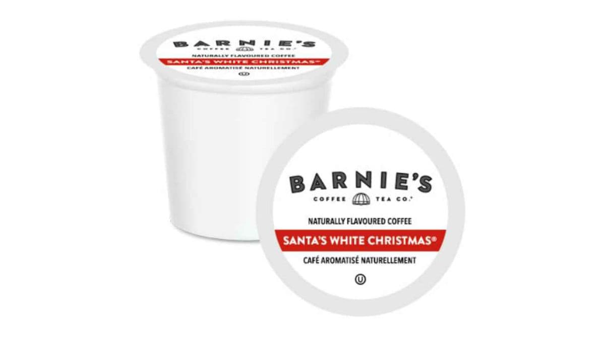 Barnie's Santa's White Christmas Single Serve Coffee