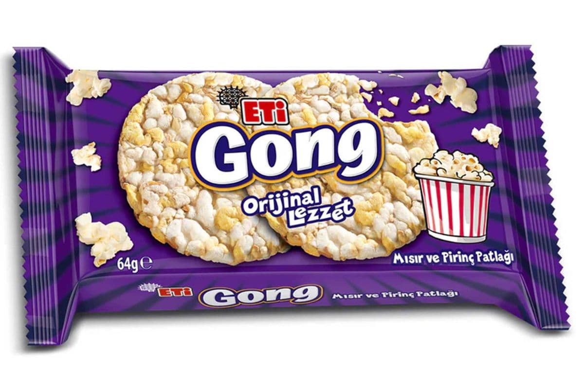 Eti Gong Corn and Rice Crackers 64g