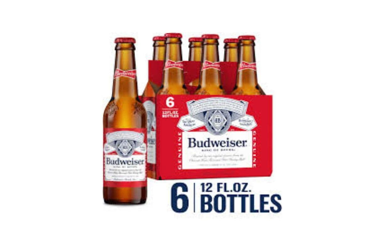 Budweiser (6 x 341 ml Bottles)