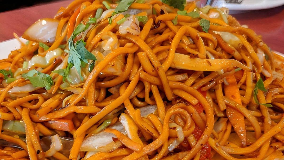 Manchurian Vegetable Noodles