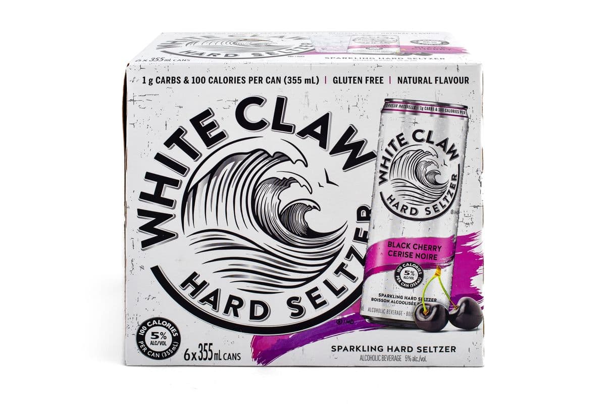 White Claw Black Cherry (6 Pack) (1 x 2130ML)