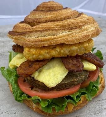 Cinnamon Bun Breakfast Sandwich