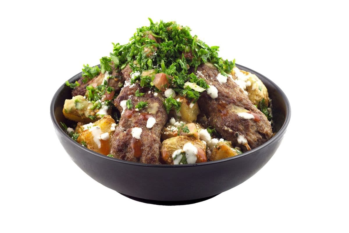 BBQ Beef Kebab Potato Bowl Combo