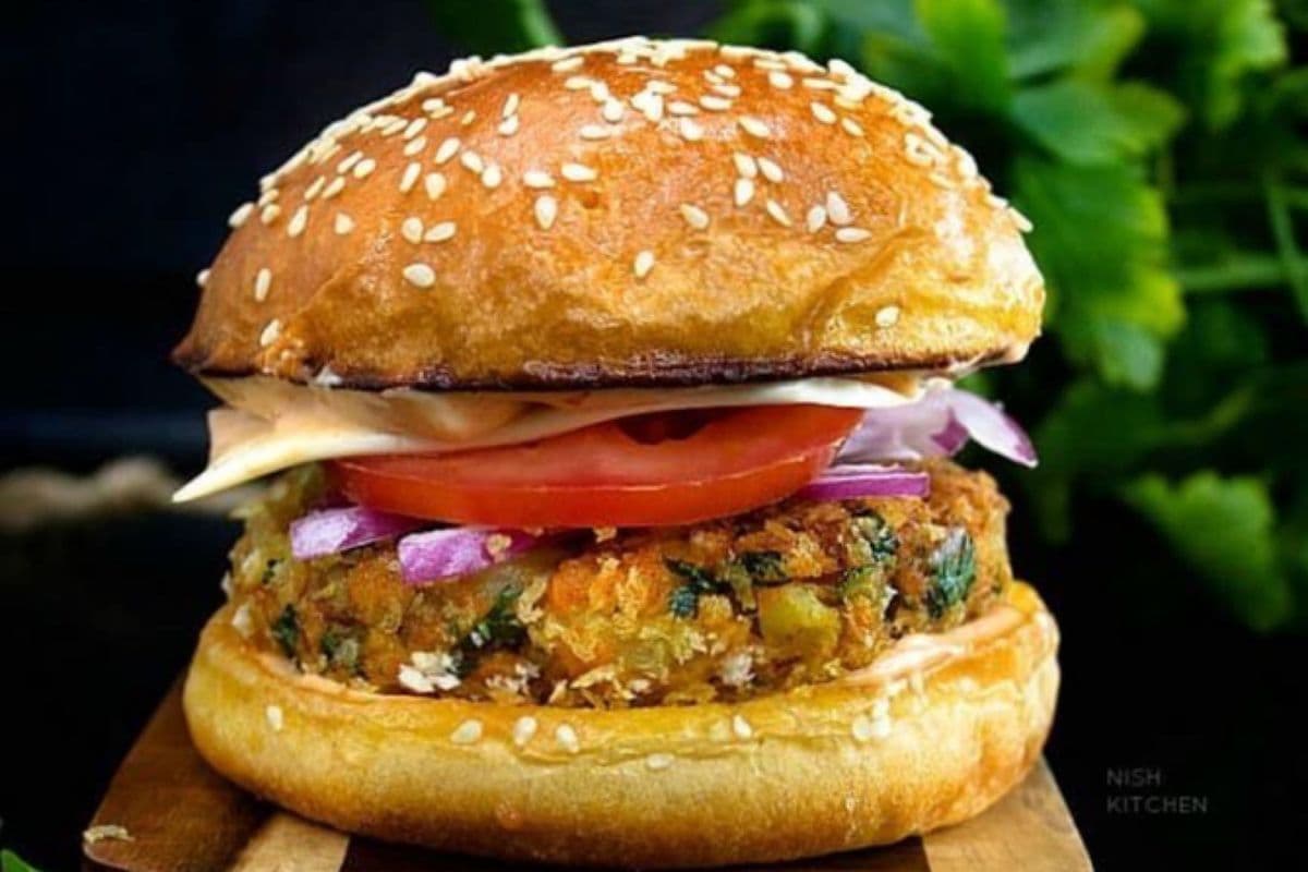 Veg Alloo Tikki Burger