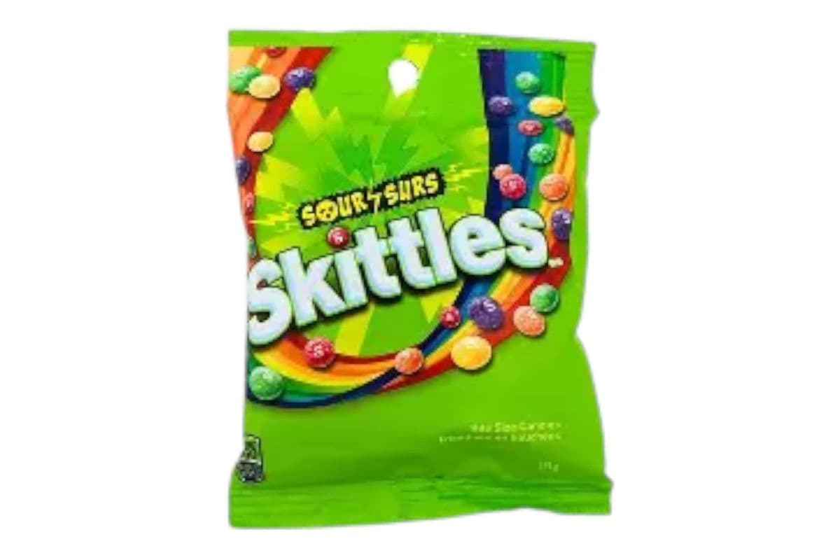 Skittles Sour Surs (140g) (160 Cal)