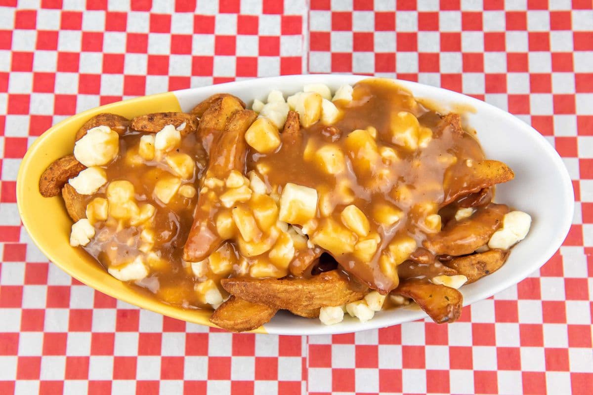 Large Potato Wedges Poutine