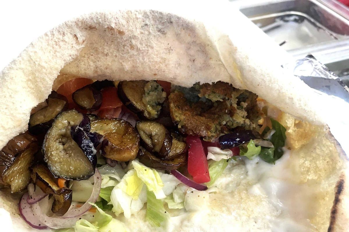 Eggplant Wrap (V)
