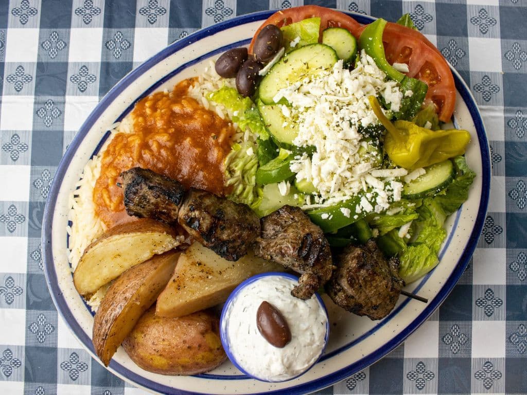 Lamb Souvlaki Mykonos