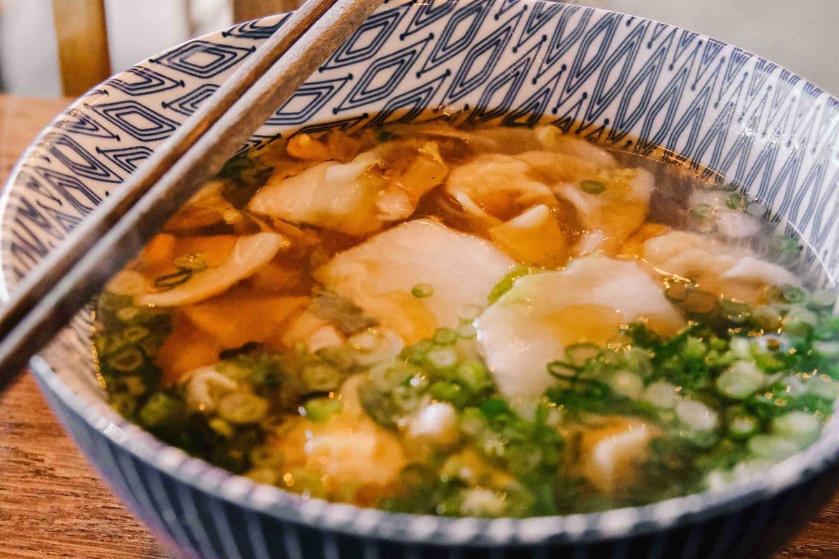 Spicy Shrimp & Pork Wonton Soup