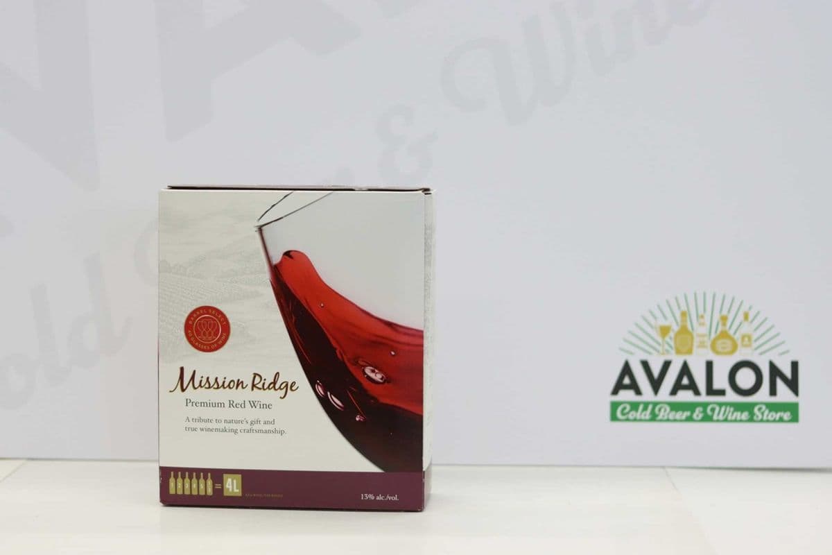 Mission Ridge Premium Dry Red 4L Box (1 x 4L)