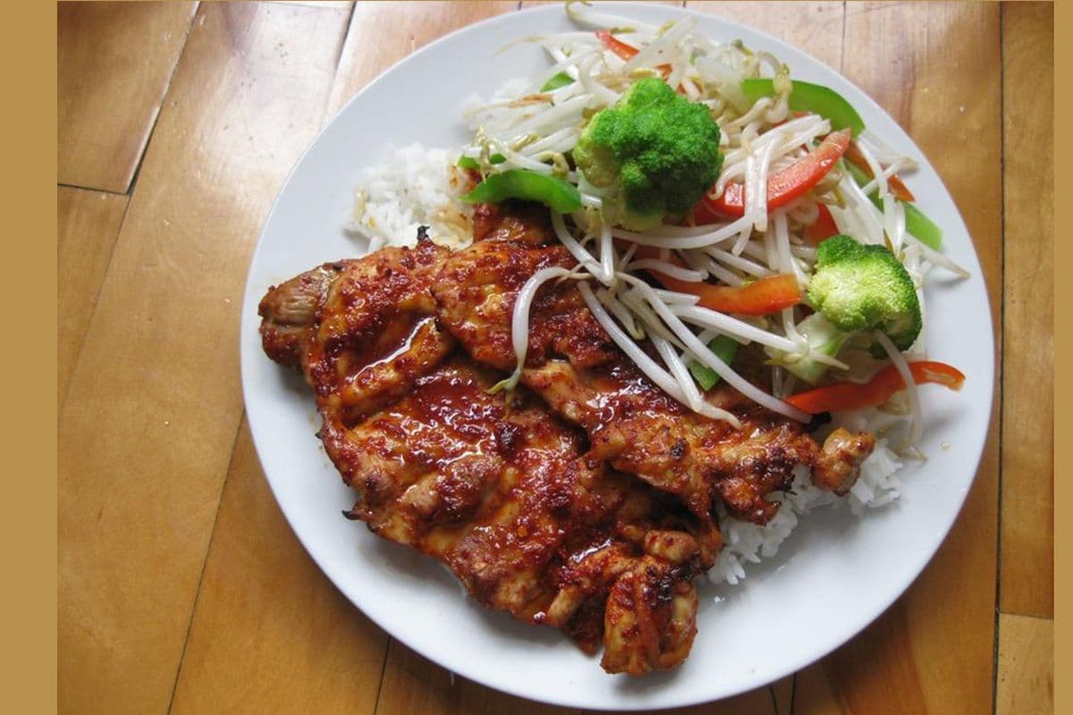 Poulet BBQ Thai mix