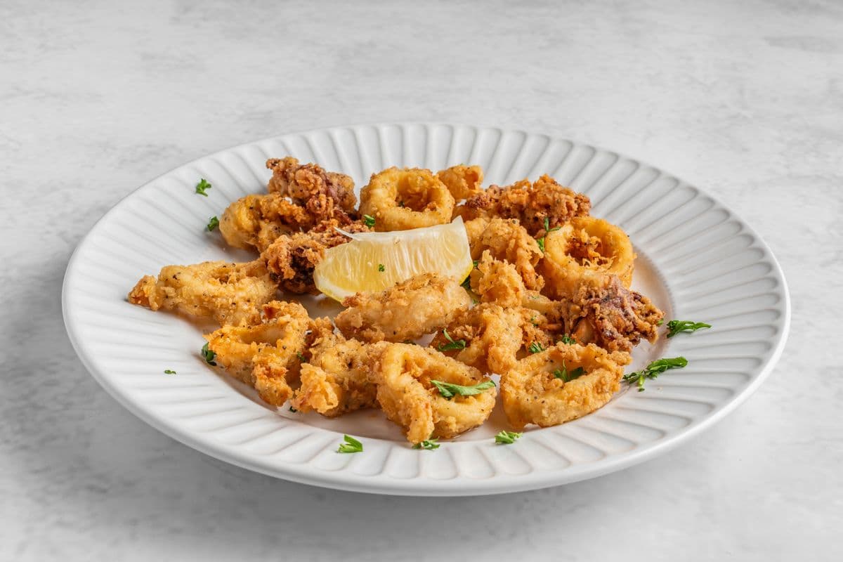 Calamari appetizer
