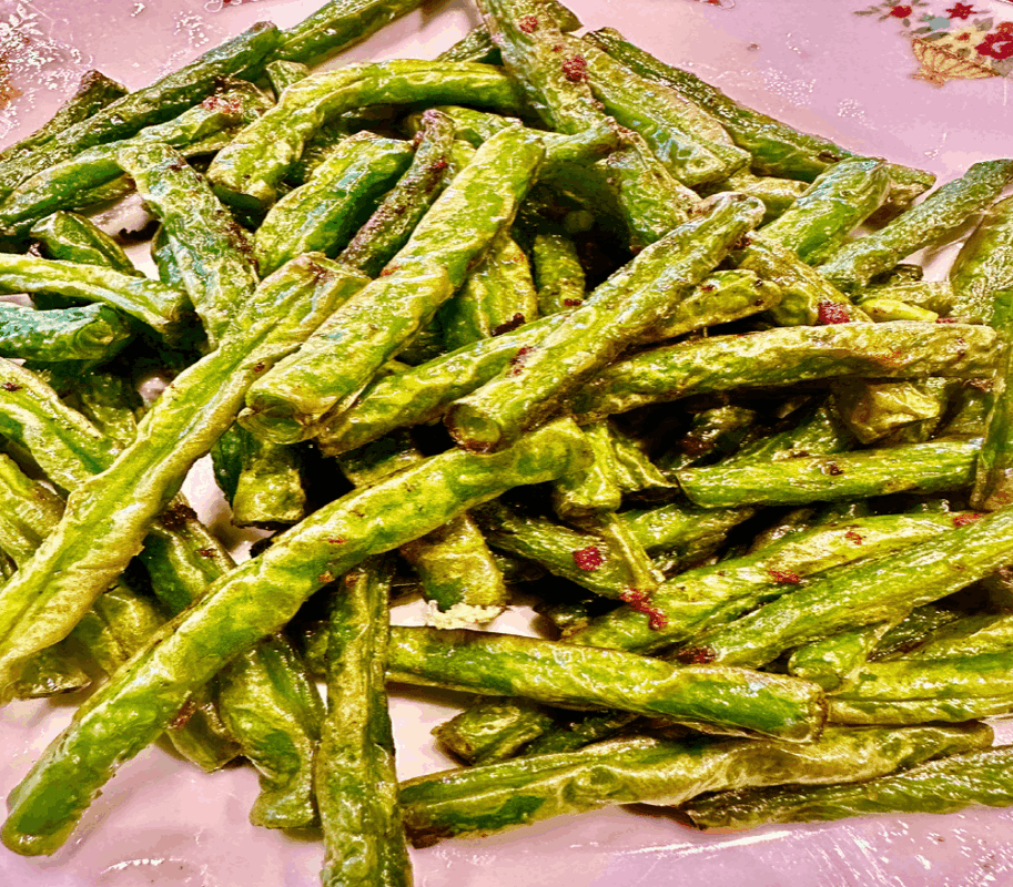 V5 🌶Stir-Fried Green Beans / V5 🌶素四季常青(四季豆)